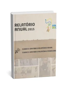 Capa do Relatório Anual 2016 da Fundação Gol de Letra