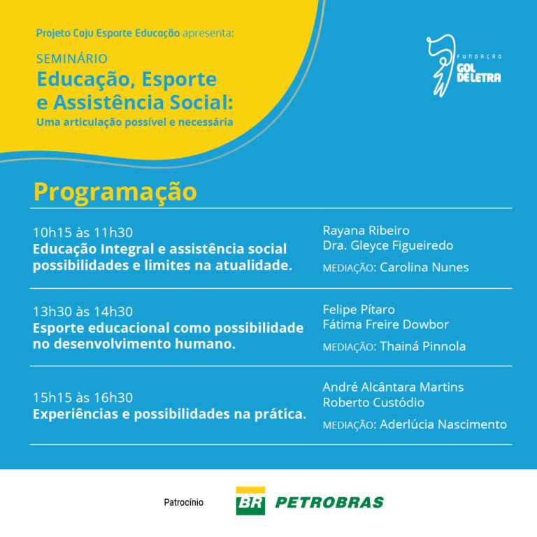 Fátima Freire participa de evento da Fundação Gol de Letra sobre Educação Integral