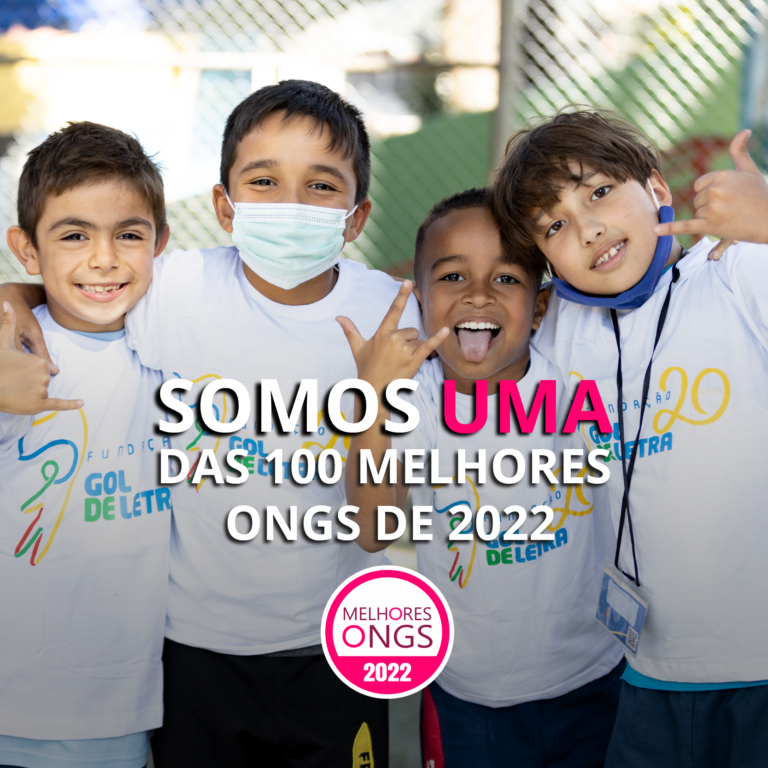 Gol de Letra é uma das 100 Melhores ONGs de 2022