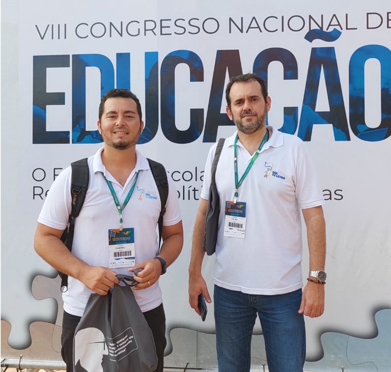 Gol de Letra participa do Congresso Nacional de Educação com dez trabalhos