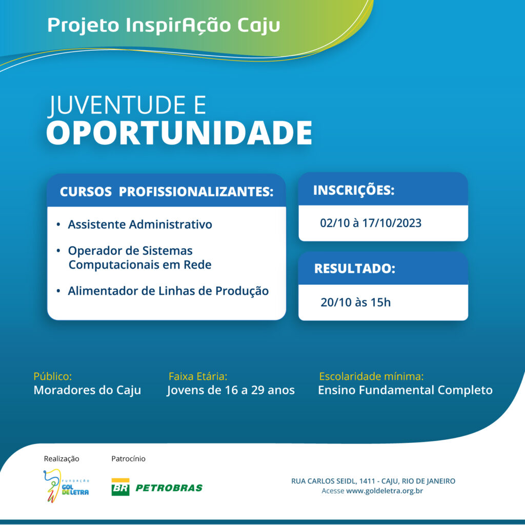 Lista de Aprovados - Cursos Profissionalizantes 10/2023